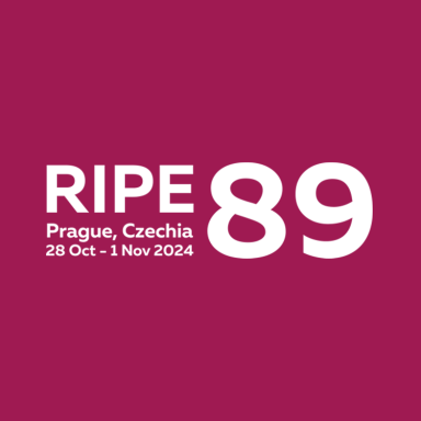 RIPE 89, Prague, Czech Republic event image